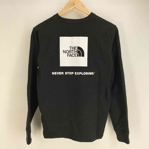 ザノースフェイス THE NORTH FACE バック スクエアロゴ テ L/S Tシャツ レディース import:M