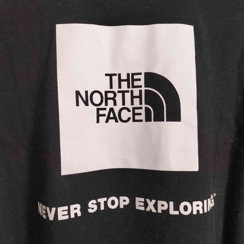 ザノースフェイス THE NORTH FACE バック スクエアロゴ テ L/S Tシャツ レディース import:M