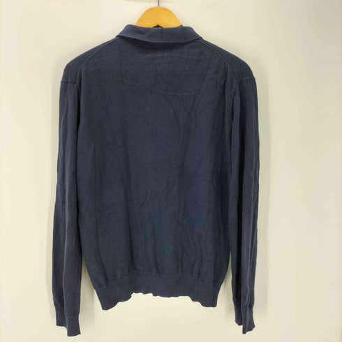 ジェイクルー J.CREW HARBOR COTTON メリノウール混 コットン ナイロン ニット L/S ポロ シャツ メンズ import:M