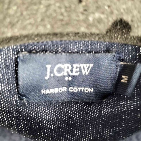 ジェイクルー J.CREW HARBOR COTTON メリノウール混 コットン ナイロン ニット L/S ポロ シャツ メンズ import:M