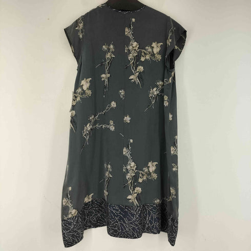 パドカレ pas de calais 転写プリント ノースリーブワンピース レディース