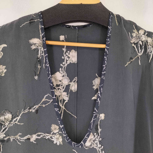 パドカレ pas de calais 転写プリント ノースリーブワンピース レディース