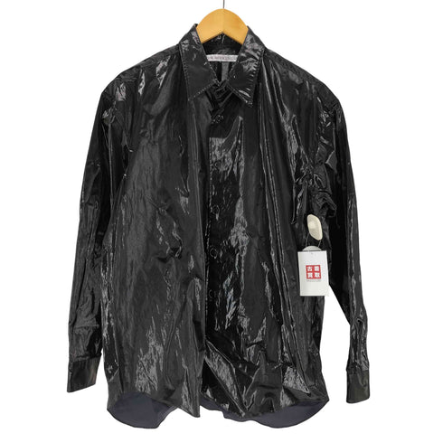 ジョンローレンスサリバン JOHN LAWRENCE SULLIVAN Coated Cotton Regular Collar Shirt メンズ JPN:46