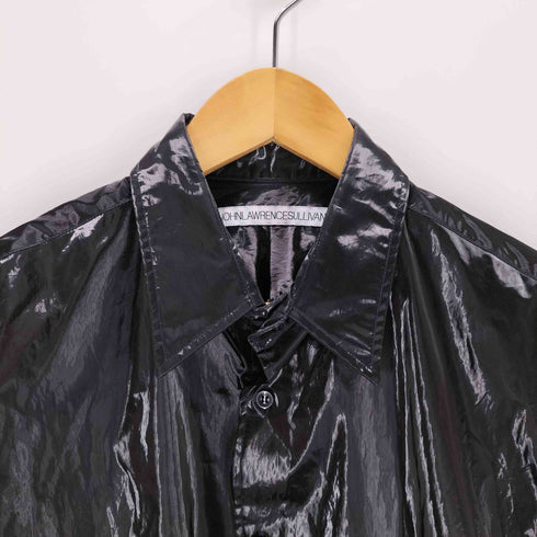 ジョンローレンスサリバン JOHN LAWRENCE SULLIVAN Coated Cotton Regular Collar Shirt メンズ JPN:46