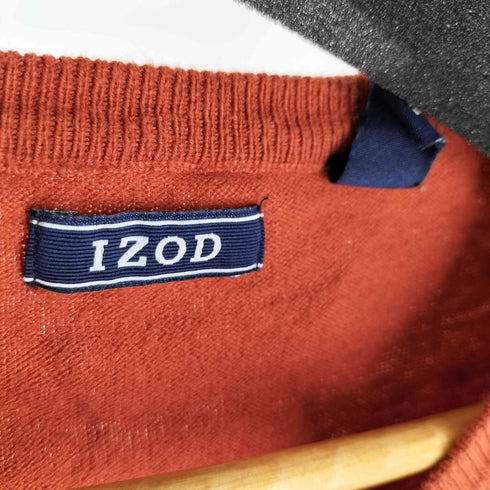 アイゾッド IZOD コットン アクリル ナイロン ウール ミックスファブリック Vネック ニット セーター ビッグサイズ メンズ import:XXL