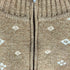 ジョスエーバンク Jos A Bank 00S LAMBS WOOL ラムウール ナイロン 花柄 ハーフジップ ニット セーター メンズ import:L