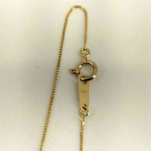Lilas 10mmオーバルニュアンスモチーネックレス K10 レディース