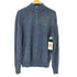 アイゾッド IZOD メランジ コットン ハーフジップ ニット セーター メンズ import:L