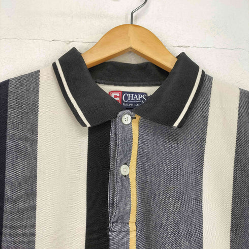 チャップスラルフローレン CHAPS RALPH LAUREN ストライプポロシャツ メンズ L