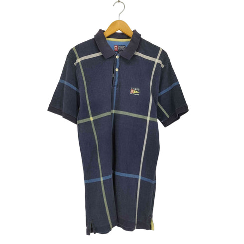 チャップスラルフローレン CHAPS RALPH LAUREN ロゴ刺繍ポロシャツ メンズ L