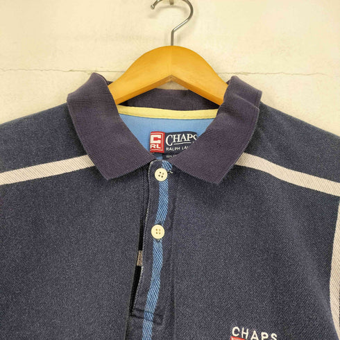 チャップスラルフローレン CHAPS RALPH LAUREN ロゴ刺繍ポロシャツ メンズ L
