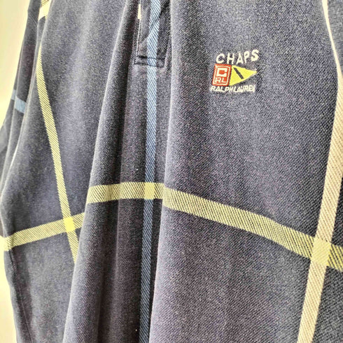 チャップスラルフローレン CHAPS RALPH LAUREN ロゴ刺繍ポロシャツ メンズ L