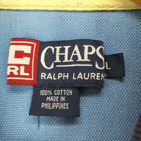 チャップスラルフローレン CHAPS RALPH LAUREN ロゴ刺繍ポロシャツ メンズ L