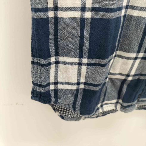 ステューシー Stussy 00s AUTHENTIC GEAR 七分袖チェックシャツ メンズ JPN:M