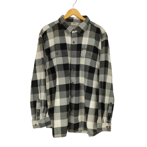 カーハート Carhartt ORIGINAL FIT ロゴ刺繍ネルシャツ メンズ 2XL