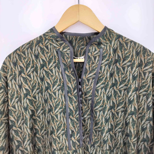 ケレン kelen リーフプリント デザインワンピース レディース import:M