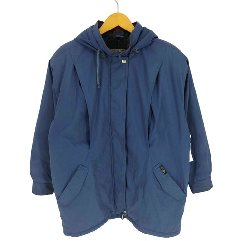 ISPO 裏地チェック 切替 YBSジップ 比翼ボタン ドローコード 2WAY マウンテン ジャケット レディース import:M