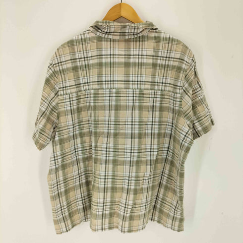 ERIKA II & CO. オープンカラーチェックシャツ メンズ 2XL