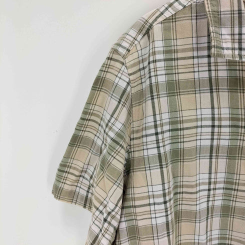 ERIKA II & CO. オープンカラーチェックシャツ メンズ 2XL