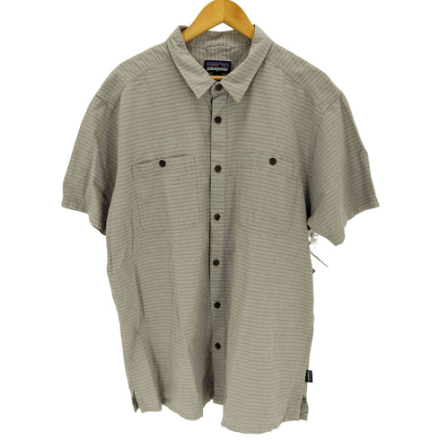 パタゴニア patagonia バックステップシャツ ダブルポケットS/Sチェックシャツ メンズ import:XL