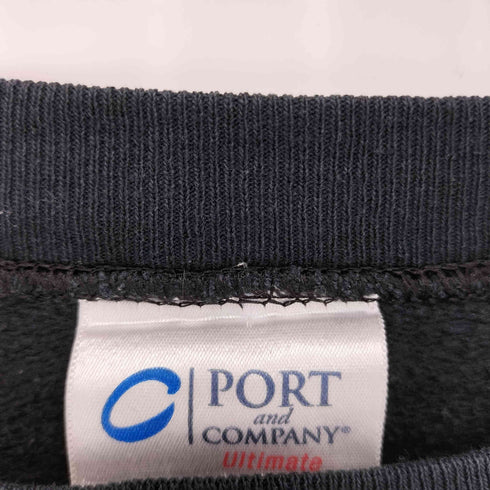 ポートアンドカンパニー PORT and COMPANY フォントデザイン クルーネック スウェット トレーナー メンズ L