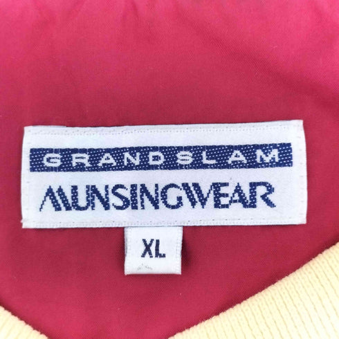 マンシングウェア GRANDSLAM MUNSINGWEAR Vネックナイロンプルオーバー メンズ import:XL