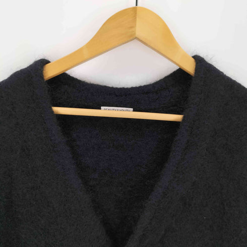 ビューティーアンドユースユナイテッドアローズ BEAUTY & YOUTH UNITED ARROWS シャギー モヘア Vネックカーディガン メンズ JPN:S