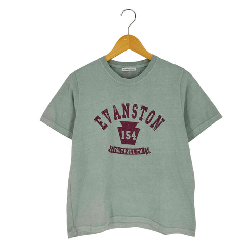 ノンブルアンペール NOMBRE IMPAIR Color-Saxe White ロゴ クルーネックTシャツ メンズ FREE