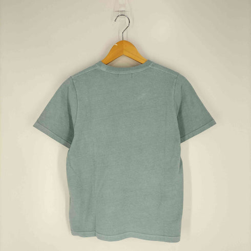 ノンブルアンペール NOMBRE IMPAIR Color-Saxe White ロゴ クルーネックTシャツ メンズ FREE