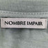 ノンブルアンペール NOMBRE IMPAIR Color-Saxe White ロゴ クルーネックTシャツ メンズ FREE