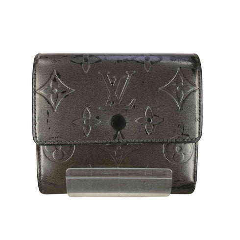 ルイヴィトン LOUIS VUITTON ポルトモネビエカルトクレディ ヴェルニ 三つ折り財布 メンズ