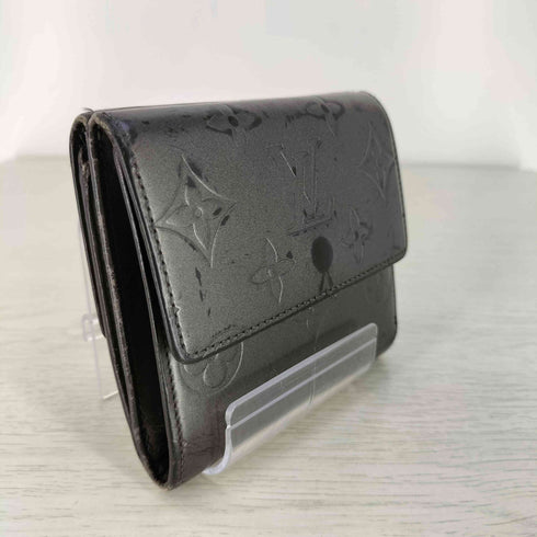 ルイヴィトン LOUIS VUITTON ポルトモネビエカルトクレディ ヴェルニ 三つ折り財布 メンズ