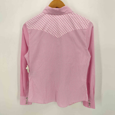 Stockholm (Surfboard) Club Pink Western Shirt ギンガムチェック ウエスタンシャツ レディース import:S