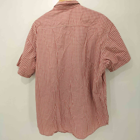 カルバンクラインジーンズ Calvin Klein Jeans フロントポケット チェック柄 S/S シャツ メンズ import:L