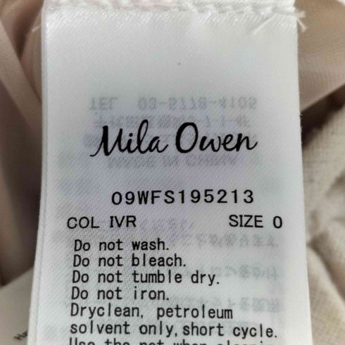 ミラオーウェン Mila Owen ストレートロングプリーツスカート レディース JPN:0