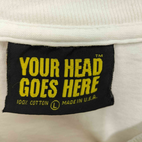 YOUR HEAD GOES HERE 90S フレッドバブ アートT プリントT S/S メンズ import:L