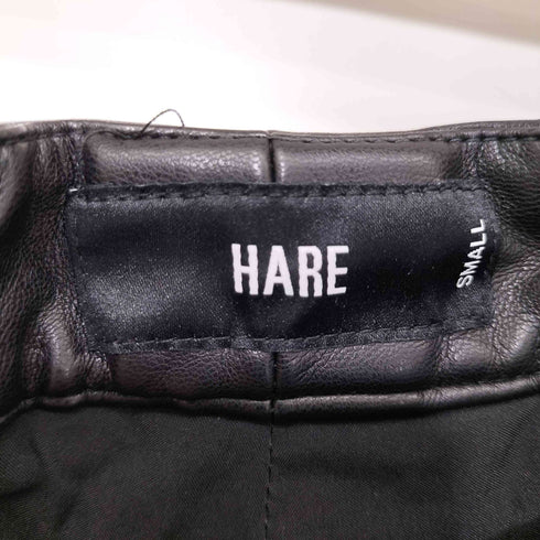ハレ HARE シンセティックレザーワイドフレアパンツ メンズ JPN:S