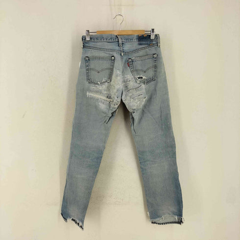 リーバイス Levis 90s 501 ボタン裏524 リペアデザイン クラッシュテーパードデニムパンツ メンズ
