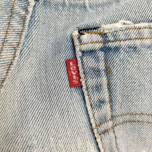 リーバイス Levis 90s 501 ボタン裏524 リペアデザイン クラッシュテーパードデニムパンツ メンズ