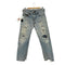 リーバイス Levis 90s 501 ボタン裏524 リペアデザイン クラッシュテーパードデニムパンツ メンズ