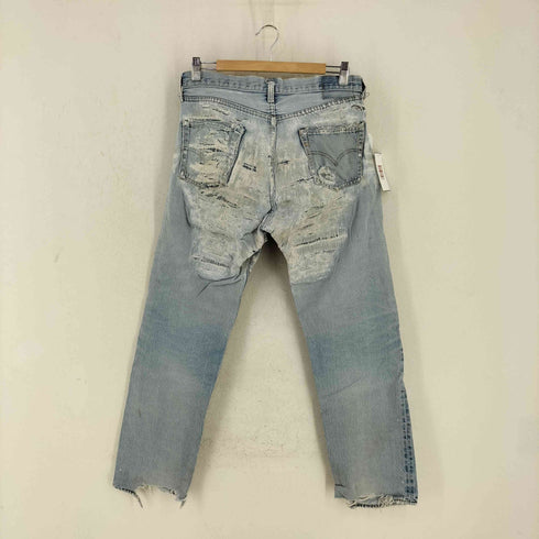 リーバイス Levis 90s 501 ボタン裏524 リペアデザイン クラッシュテーパードデニムパンツ メンズ
