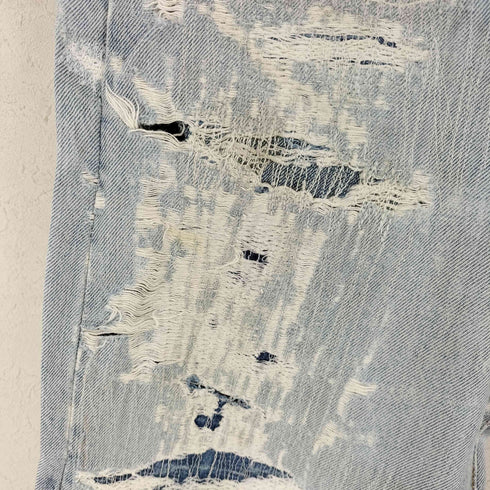 リーバイス Levis 90s 501 ボタン裏524 リペアデザイン クラッシュテーパードデニムパンツ メンズ