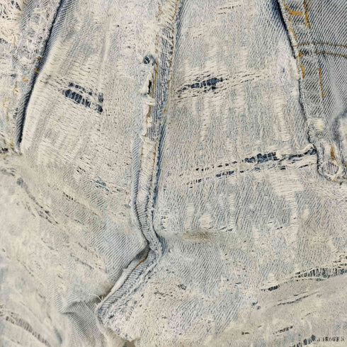 リーバイス Levis 90s 501 ボタン裏524 リペアデザイン クラッシュテーパードデニムパンツ メンズ