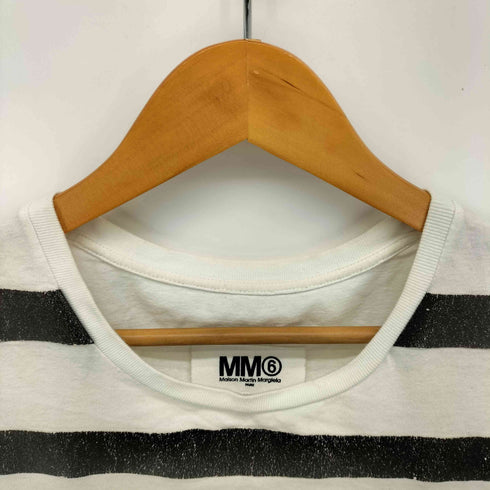 エムエムシックスメゾンマルジェラ MM6 Maison Margiela ボーダーカットソー レディース import:M
