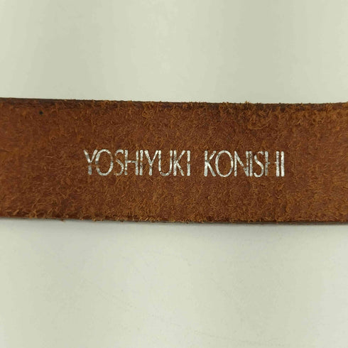 ヨシユキコニシ YOSHIYUKI KONISHI レザーベルト メンズ