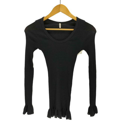 babaco Fine Wool Ribbed Long Sleeve プルオーバー レディース FREE
