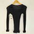 babaco Fine Wool Ribbed Long Sleeve プルオーバー レディース FREE