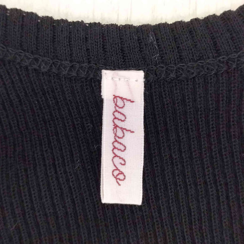 babaco Fine Wool Ribbed Long Sleeve プルオーバー レディース FREE