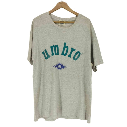 アンブロ UMBRO 90S USA製 シングルステッチ アーチロゴ STシャツシャツ メンズ XL