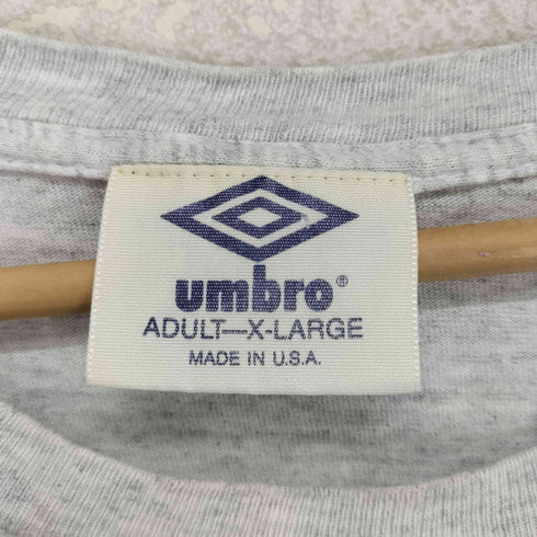 アンブロ UMBRO 90S USA製 シングルステッチ アーチロゴ STシャツシャツ メンズ XL